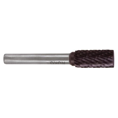 Ruko-116010TC-Fresas metal duro TiCN forma A-ZYA Cilíndrica sin dentado frontal (Ø 6 mm)