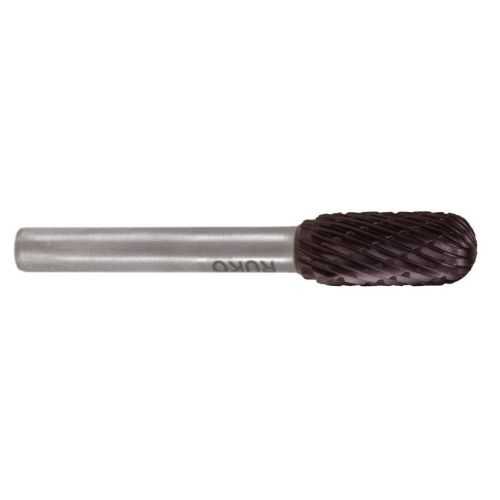 Ruko-116023TC-Fresas metal duro TiCN forma C-WRC Semiesférica (Ø 12 mm)