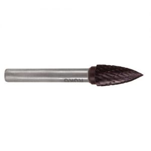 Ruko-116026TC-Fresas metal duro TiCN forma G-SPG Arco en punta (Ø 8 mm)