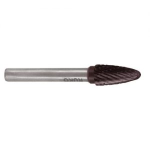 Ruko-116030TC-Fresas metal duro TiCN forma F-RBF Arco completo (Ø 6 mm)
