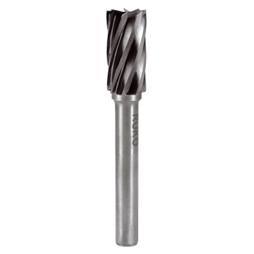 Ruko-116015A-Fresas metal duro Alu forma A-ZYA Cilíndrica sin dentado frontal (Ø 6 mm)
