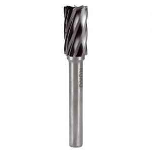 Ruko-116018A-Fresas metal duro Alu forma A-ZYA Cilíndrica sin dentado frontal (Ø 12 mm)