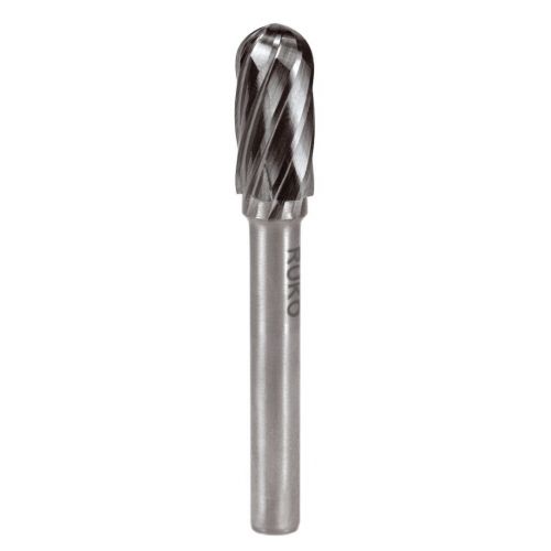 Ruko-116020A-Fresas metal duro Alu forma C-WRC Semiesférica (Ø 6 mm)