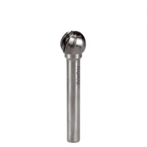 Ruko-116044A-Fresas metal duro Alu forma D-KUD Esférica (Ø 12 mm)