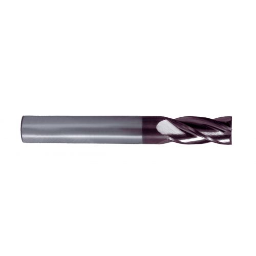 Ruko-842120HM-Fresa frontal universal metal duro integral tipo N TiAIN, DIN 6527 L/6528* (Ø 12 mm)
