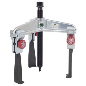 Kukko-30-20+S-Extractor de rodamientos universal de 3 patas espacios angostos con regulación rápida (200x150 mm)