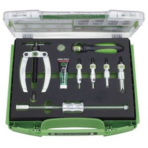 Kukko-K-22-A-Juego para extraer rodamientos interiores con puente y martillo deslizante (6-30 mm)