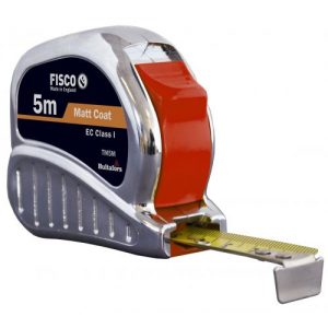 Fisco-TM10M-Flexómetro clase I con caja de ABS cromada TRI-MATIC (10x25)