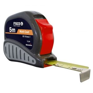 Fisco-TL5M-Flexómetro clase I con caja ABS con empuñadura de goma TRI-LOK (5x19)