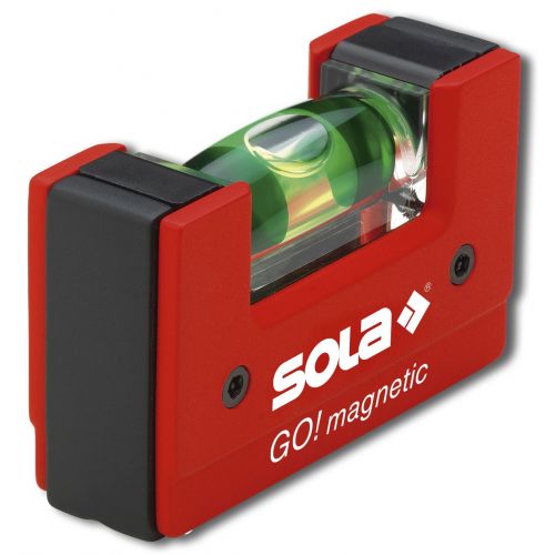 Sola-GOMAGNETIC-Nivel de burbuja compacto GO! Magnetic