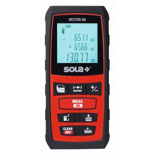 Sola-VECTOR80-Medidor láser con alcance hasta 80 m