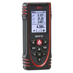 Leica Geosystems-850833-Medidor Láser Disto X3-1 (Alcance 0,05 a 150 m Precisión ± 1,0 mm)