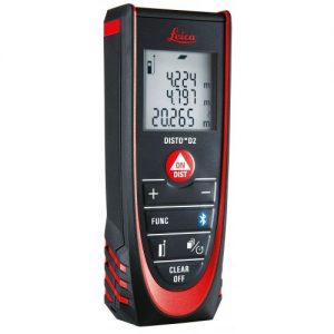Leica Geosystems-837031-Medidor láser Disto D2 New (Alcance 100 m Precisión ± 1.5 mm)