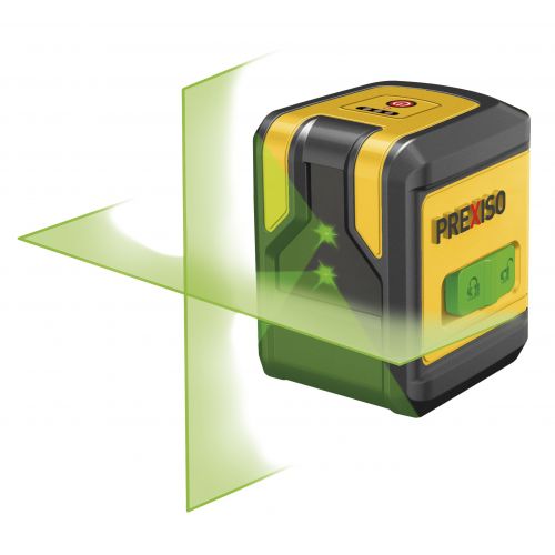 Prexiso-8250379-Nivel láser de 2 líneas en cruz verde PLC10PG