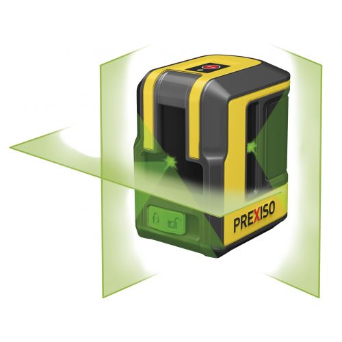 Prexiso-8250381-Nivel láser de línea horizontal, vertical y techo verde PLC90DG