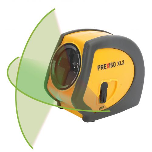 Prexiso-8250391-Nivel láser de líneas en cruz verde XL2CG