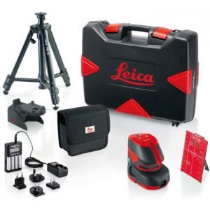 Leica Geosystems-820685-Pack nivel láser de líneas y puntos Lino L2P5 Pro case (Alcance 60/ 30 m Precisión ± 1,5 mm)