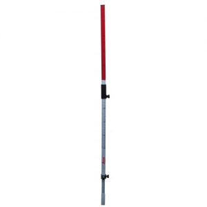 Leica Geosystems-482GF-Mira telescópica con nivel de burbuja y soporte para receptor láser (Alt. Max.: 2,40 m)