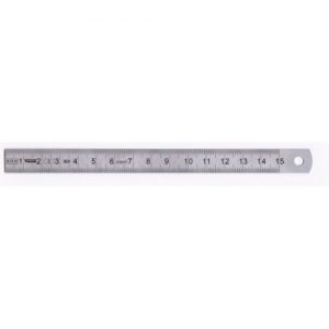 Vogel-1001260030-Regla acero inox cromada mate EC Clase II Largo 300 mm, Sección 30x1,0 mm