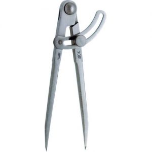 Vogel-302414-Compás de bisagra de puntas con cuadrante DIN 6486, Medida 200 mm