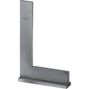 Vogel-310166-Escuadra mecánico con alas DIN 875/GG-2, Medidas 300x175 mm