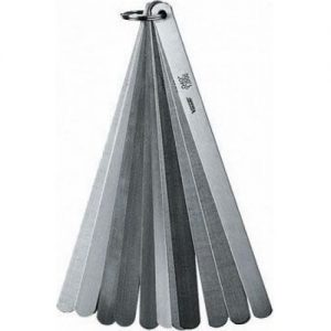 Vogel-437157-Juego galgas espesores para válvulas INOX, 20 láminas