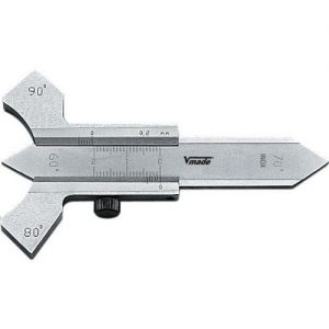 Vogel-474403-Calibre de precisión para soldaduras, Capacidad 0-20 mm, Nonio 1/20 mm