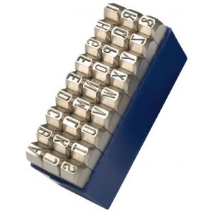Gravurem-11106000-Juego abecedario Nº 1 extra-extra 27 piezas (A-Z) - Especial para acero Inox (6 mm)