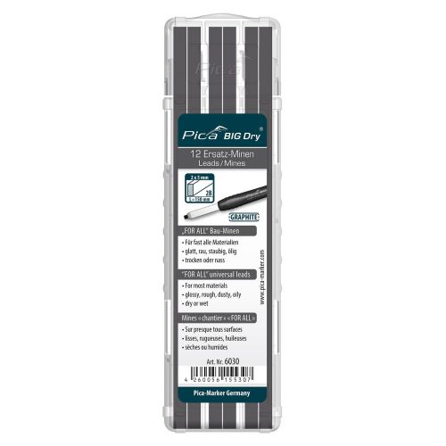 Pica-6030-Estuche con 12 minas de grafito