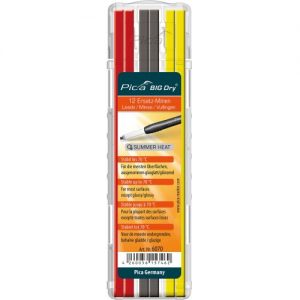 Pica-6070/SB-Blister con 12 minas BIG Dry para altas temperaturas