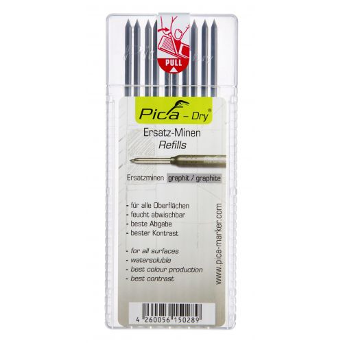 Pica-4030-Estuche con 10 minas Dry (Grafito)
