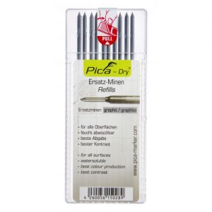 Pica-4030/SB-Estuche con 10 minas Dry (Grafito) en blister