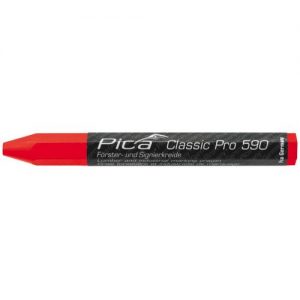 Pica-590/40-Caja de 12 marcadores industriales crayon Classic PRO rojo