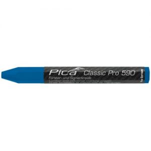 Pica-590/41-Caja de 12 marcadores industriales crayon Classic PRO azul