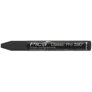 Pica-590/46-Caja de 12 marcadores industriales crayon Classic PRO negro