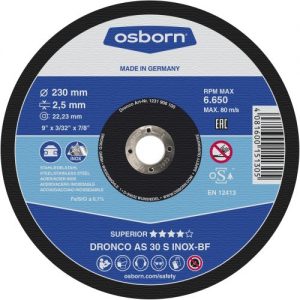 Dronco-AS30SINOX-180-Disco de corte metal AS 30 T INOX Special 180 x 2,5 mm(25Uds)