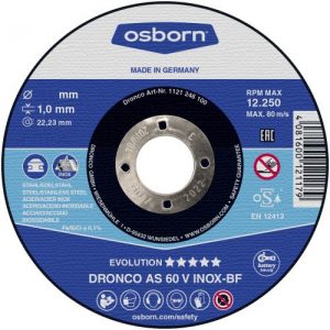 Dronco-AS60V-115-Disco de corte metal AS 60 V Evolution Express 115 x 1 mm(25Uds)