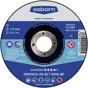 Dronco-AS60TINOX-115-Disco de corte metal AS 60 T INOX Special Express 115 x 1 mm(25Uds)