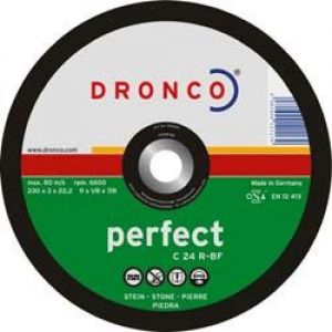 Dronco-CS24R-300FH/22-Disco de corte piedra C 24 R Perfect 300 x 4,0 mm(25Uds)