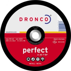 Dronco-A30T-115-Disco de desbaste A 30 T Perfect-metal 115 x 6 mm(10Uds)