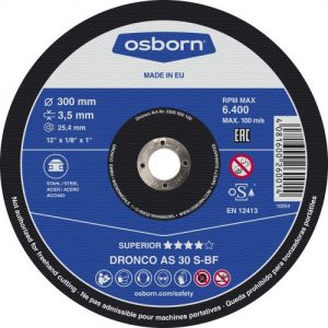 Dronco-AS30S-350ST/25-Disco de corte metal AS 30 S Special-metal 350 x 3,5 mm(10Uds)