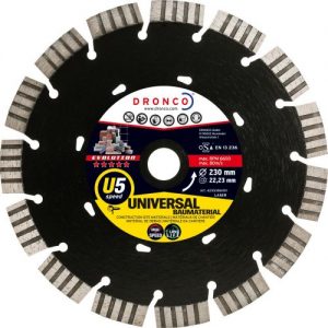 Dronco-U5SPEED-350-Disco de diamante Evolution U5 Speed Universal obra Ø 350 mm