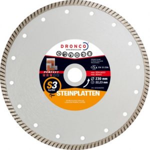 Dronco-S3TURBO-230-Disco de diamante Perfect S3 Turbo Placas de piedra (Antes TURBOF) Ø 230 mm