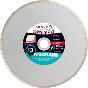 Dronco-F3-230-Disco de diamante Perfect F3 Azulejos (Antes GRF) Ø 230 mm