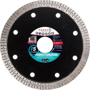Dronco-F5CERASPEED-125-Disco de diamante Evolution F5 Ceraspeed-Gres (Antes GRFC) Ø 125 mm