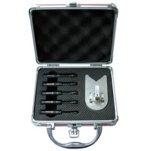 Dronco-4000600-Juego 5 brocas en maletín aluminio Ceradrill, Ø boca: 5-6-8-10-12
