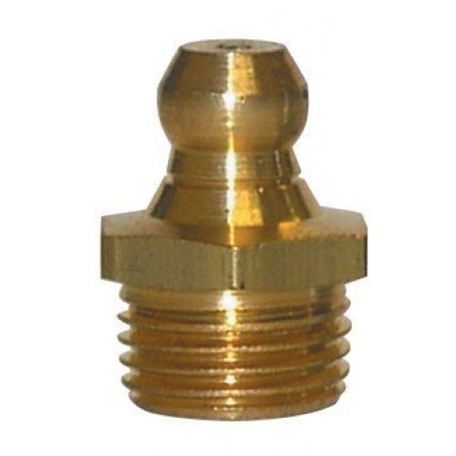 Umeta-1101176-100 Engrasadores hidráulicos recto auto-roscante DIN 71412 tipo H1/S (R.10x1 x L.15 x Ø11 acero)