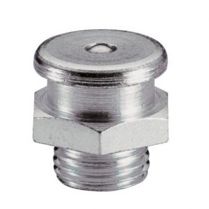 Umeta-4402263-25-25 Engrasadores rectos de cabeza plana DIN 3404 tipo M22/L (R.3/8"-19 BSPP x L.28 x Ø22 acero)