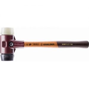 Halder-3028.050-Maza de goma + nylon Simplex Ø 50 mm