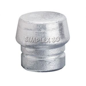 Halder-3209.050-Boca de recambio metal blando plata Simplex Ø 50 mm